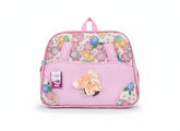 Pink Floral Baby Diaper Tote Bag