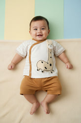 Baby Boy Giraffe T-Shirt & Shorts Set 6-9M