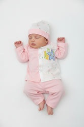 Baby Star 3-Piece Set (Shirt + Pants + Cap) Newborn