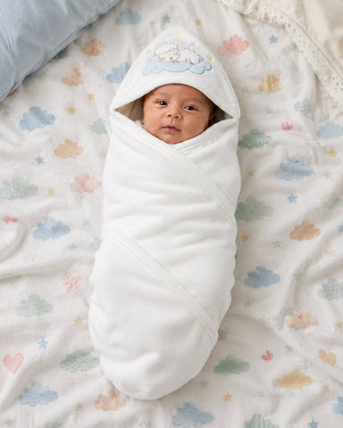 Baby Wrapping Sheet – White