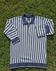 Men’s Turkish Fabric Half Zip Full Sleeve Shirt – Luxury Fit