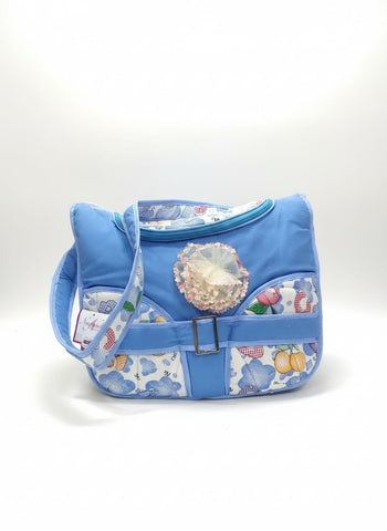 Floral Satchel Baby Diaper Bag