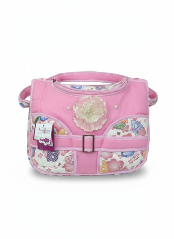 Floral Satchel Baby Diaper Bag