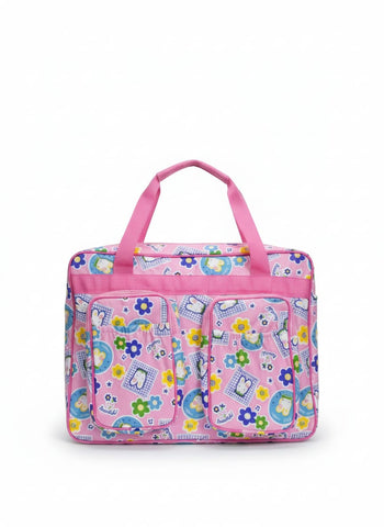 Bunny Floral Baby Diaper Tote Bag