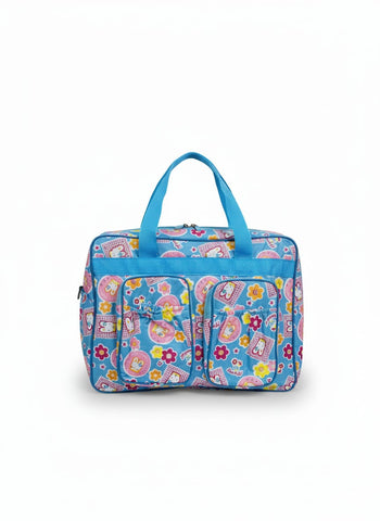 Bunny Floral Baby Diaper Tote Bag