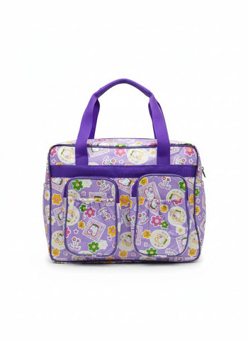 Bunny Floral Baby Diaper Tote Bag