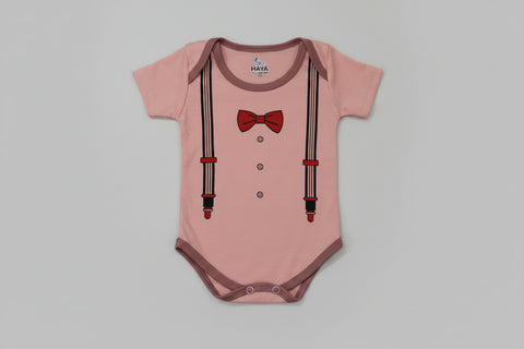 Haya's Baby Printed Romper 0-3M