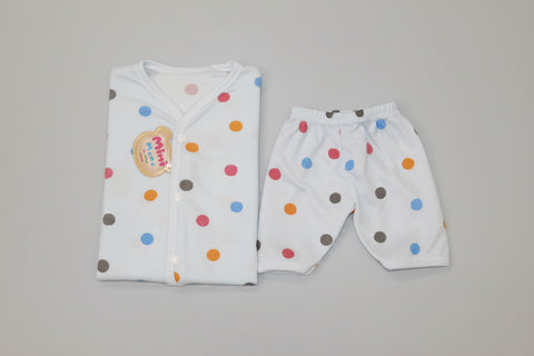 Mimi Muno Baby Polka Dot 2-Piece Set (Shirt + Pants) Newborn