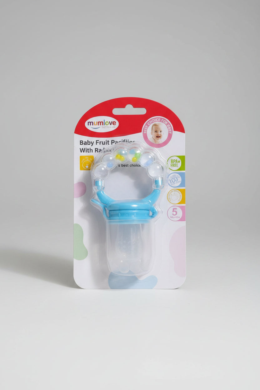 Mumlove Baby Fruit Feeder Pacifier with Rattle