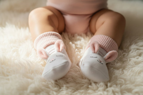 Childs 2-Piece Baby Sock Gift Set – Bunny & Penguin