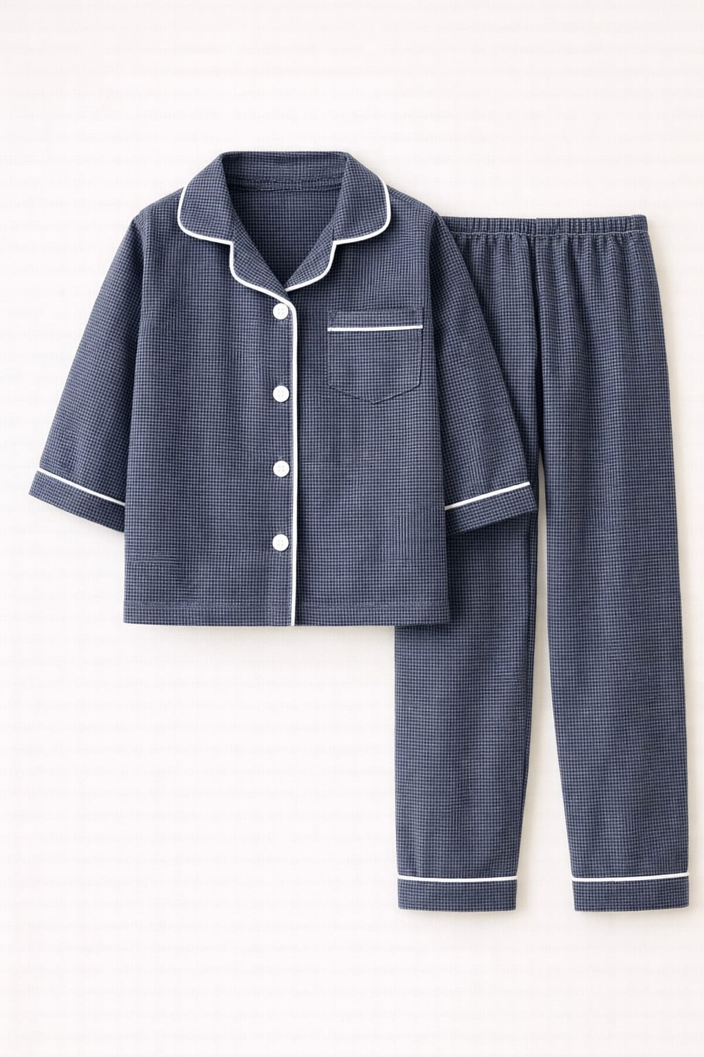 Baby Boys Light Blue Stripe Pajama Set – 0-24 Months