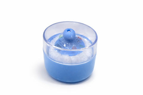 Baby Powder Puff Cylinder with Container