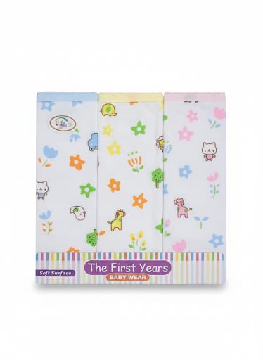 The First Years Baby Face Towel 3-Piece Set