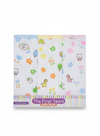 The First Years Baby Face Towel 3-Piece Set