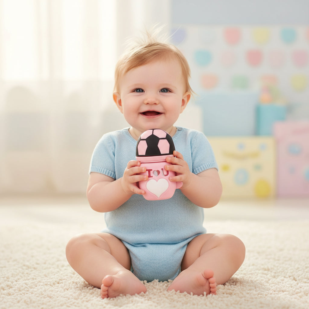 Dnei Glass Baby Bottle with Silicone Sleeve
