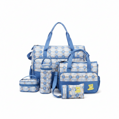 Baby Diaper Bag Set No. 33822 – Polka Dot Tote