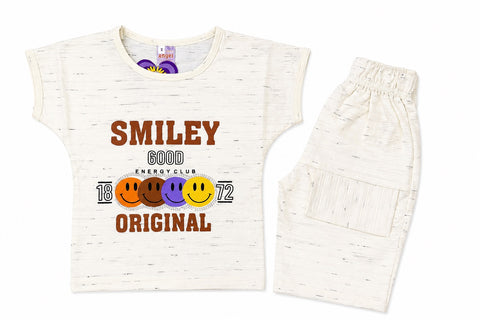 Cute Smiley Summer Outfit for Baby Boys