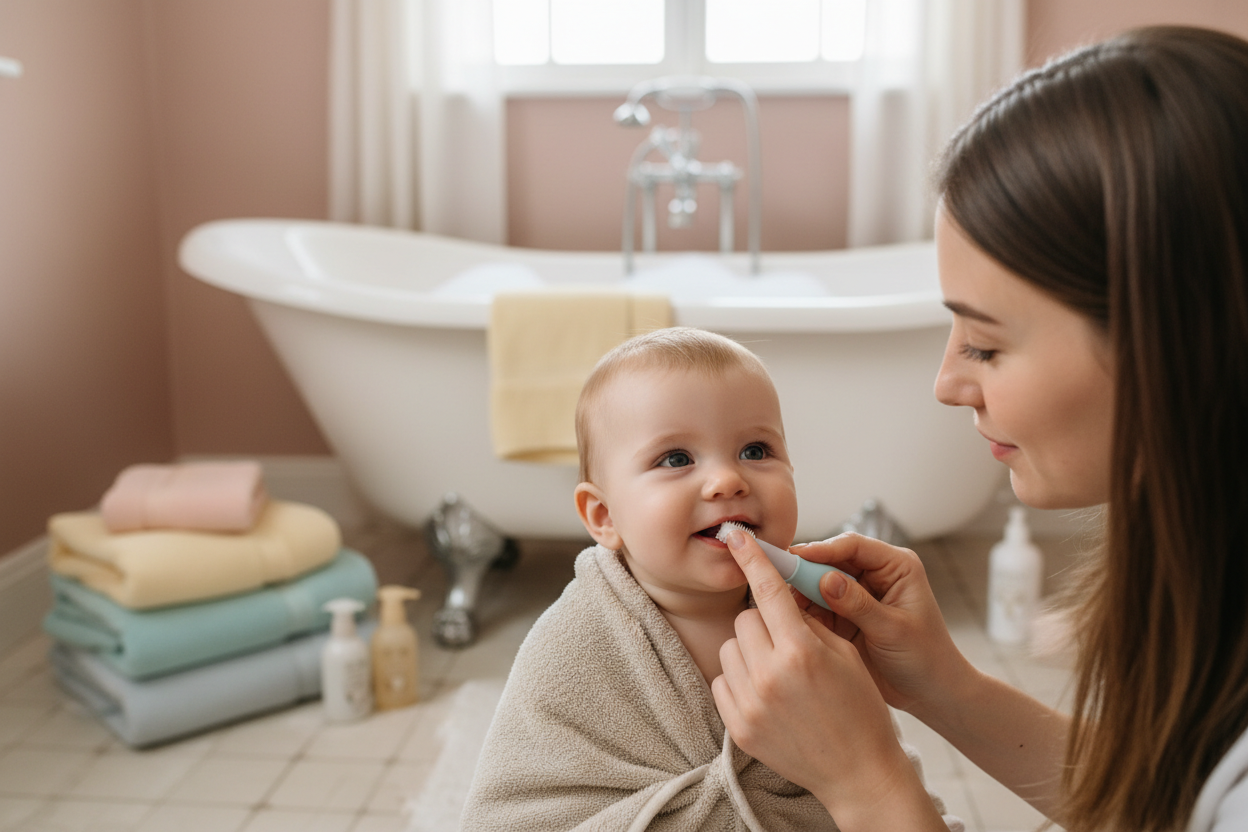 Baby Teeth Brush Lifestyle