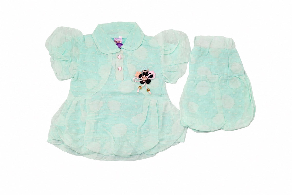 Baby Girl Fancy 2 Piece Top & Shorts Set – 1 to 5 Years