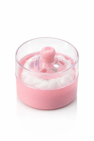 Baby Powder Puff Cylinder with Container