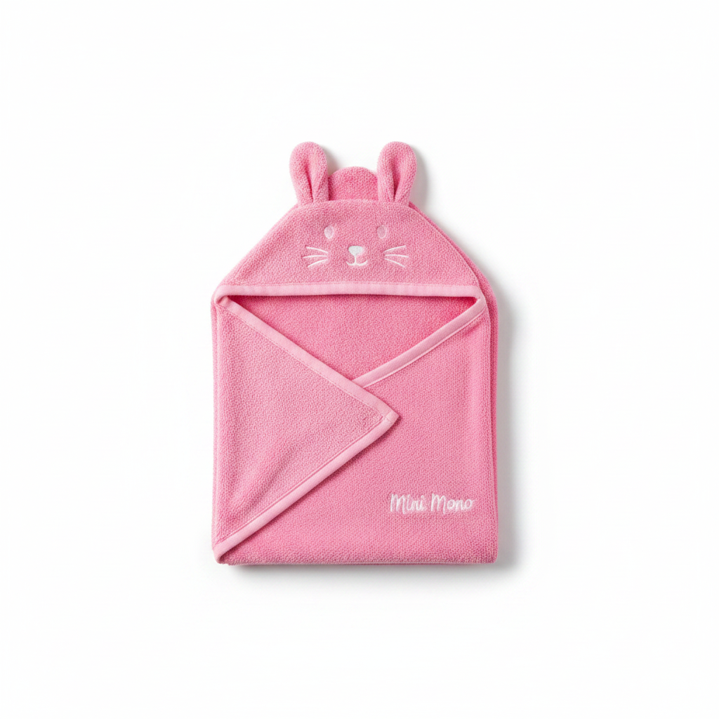 Mini Mono Baby Wrapping Sheet in Pink