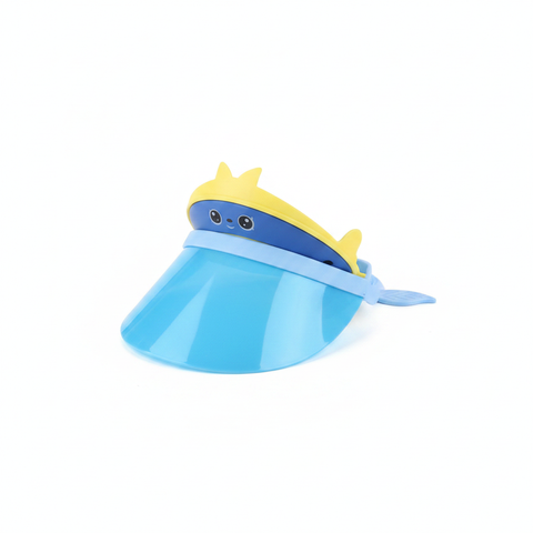 Baby shampoo cap fish shape white studio