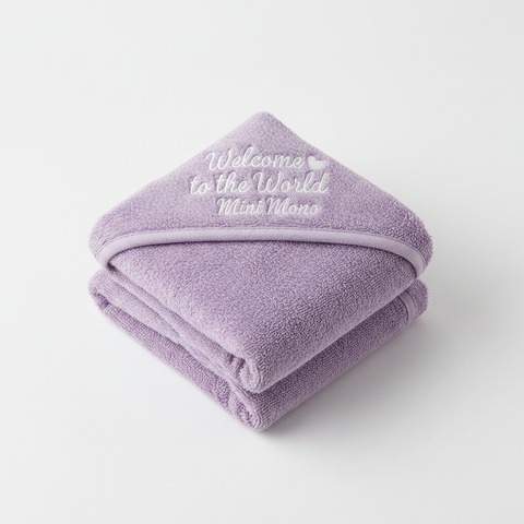 Mini Mono Baby Wrapping Sheet in Lavender