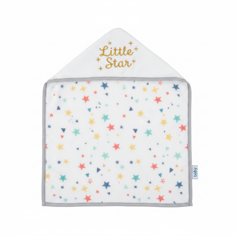 Baby Hooded Bath Towel Little Star