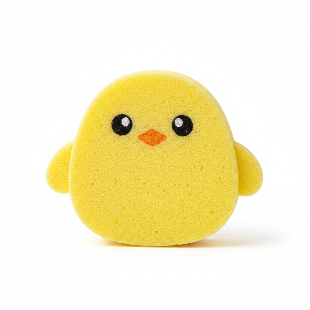 Dimei yellow chick bath sponge product image