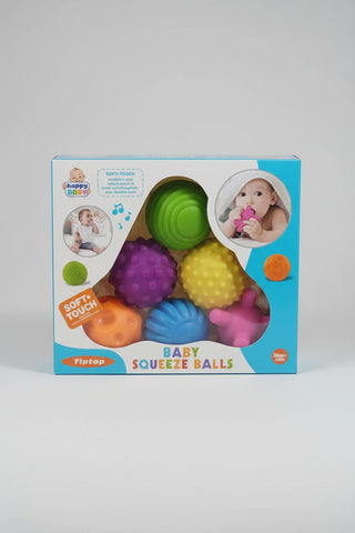 Tiptop Happy Baby Squeeze Balls Set 18M+